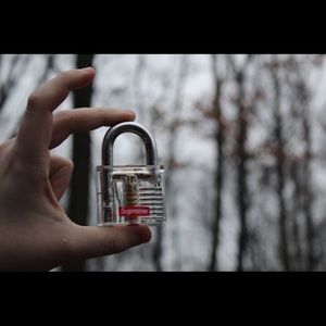 Transparent supreme lock